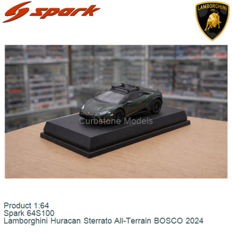 Product 1:64 | Spark 64S100 | Lamborghini Huracan Sterrato All-Terrain BOSCO 2024
