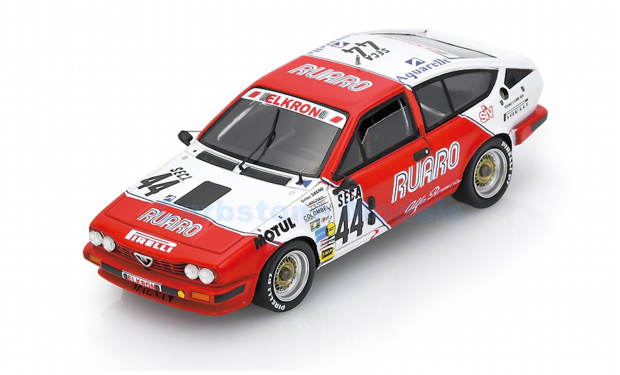 Product 1:43 | Spark SB552 | Alfa Romeo GTV6 | Jolly Club 1985 #44 - G.Sagne - F.Magnani - D.Suster