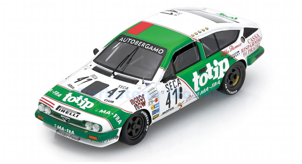 Product 1:43 | Spark SB549 | Alfa Romeo GTV6 | Jolly Club 1985 #41 - L.Lombardi - R.Drovandi - M.Curti