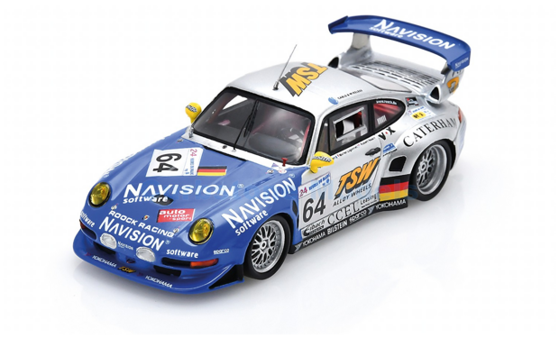 Product 1:43 | Spark S9921 | Porsche 911 GT2 | Roock Racing Team 1998 #64 - C.Hurtgen - M.Ligonnet - R.Neary