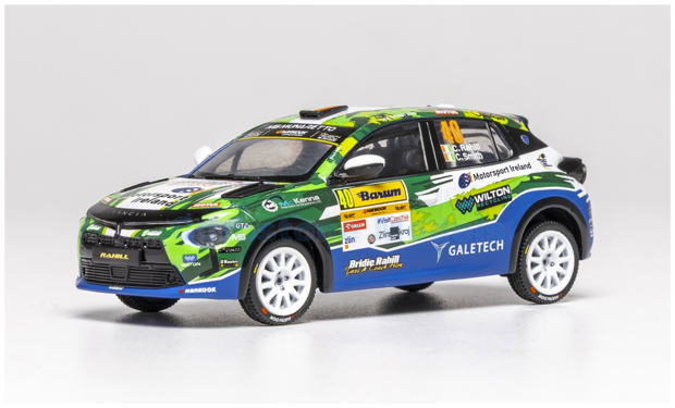 Product 1:43 | IXO-Models RAM1009.22 | Lancia Ypsilon HF Rally4 2025 #40 - C.Rahill - C.Smith