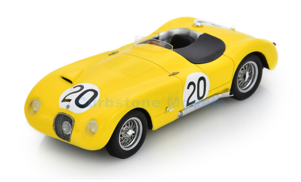 Product 1:43 | Spark S2946 | Jaguar XK 120 C S5.0 | Ecurie Francorchamps 1953 #20 - R.Laurent - C.de Tornaco