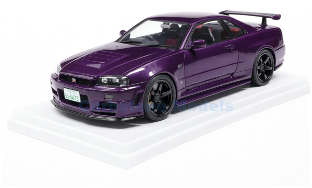Product 1:18 | Solido S1804311 | Nissan Skyline GT-R (R34) Z-Tune Midnight Purple 1999