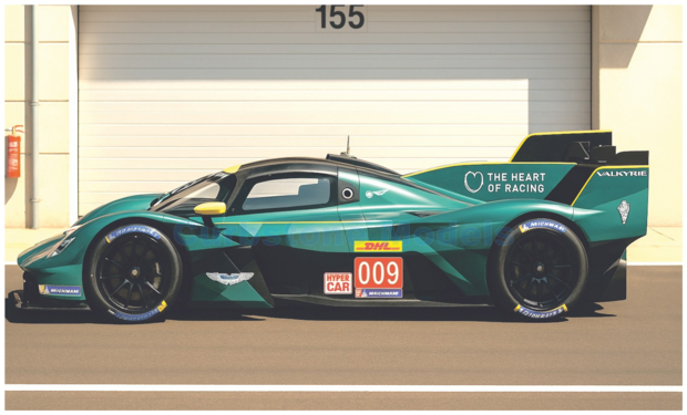 Product 1:18 | Spark 18S1051 | Aston Martin Valkyrie Hypercar | THOR Team (The Hart of Racing) 2025 #009 - R.de Angelis - M.S&#