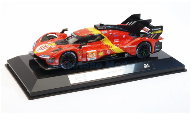 Product 1:43 | Bburago 18-36312 | Ferrari 499P Hypercar | AF-Corse 2023 #51 - J.Calado - A.Giovinazzi - A.Pier Guidi
