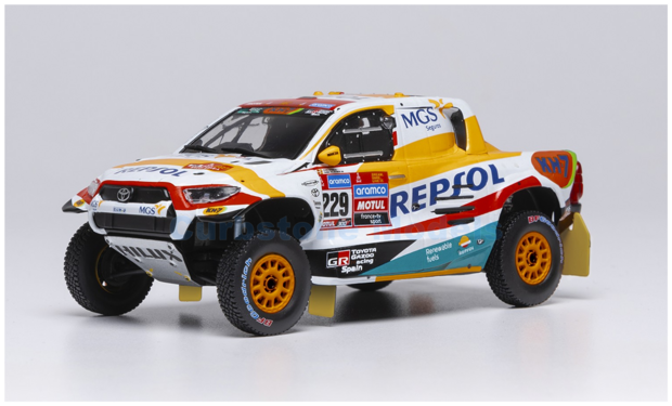 Product 1:43 | IXO-Models RAM988.22 | Toyota GR DKR Hilux T1 | Repsol Rally Team - TGR 2023 #229 - I.Pujol - J.Valcarcel