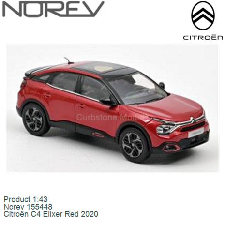 Product 1:43 | Norev 155448 | Citro&euml;n C4 Elixer Red 2020