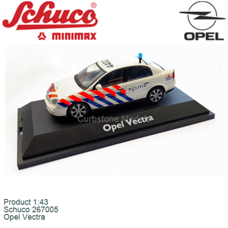 Product 1:43 | Schuco 267005 | Opel Vectra