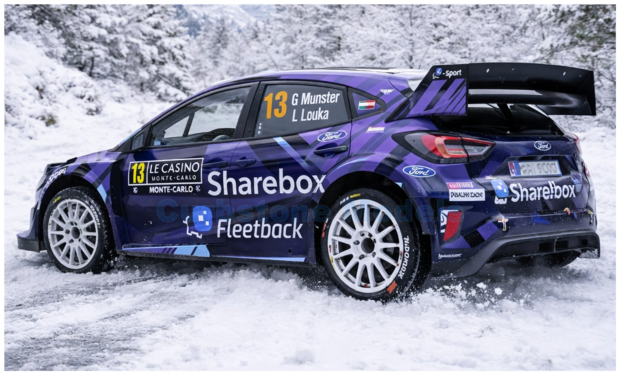Product 1:43 | IXO-Models RAM1027A.22 | Ford M-Sport WRT Puma Rally1 2026 #13 - L.Louka - G.Munster