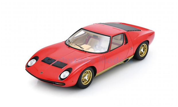 Product 1:18 | Spark 18S1230 | Lamborghini Miura SV Red and Gold 1971