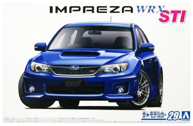 Product 1:24 | Aoshima AO05834 | Subaru GRB Impreza WRX STI 2010