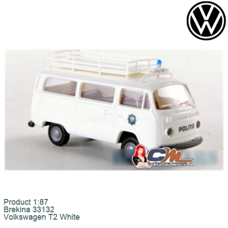 Product 1:87 | Brekina 33132 | Volkswagen T2 White