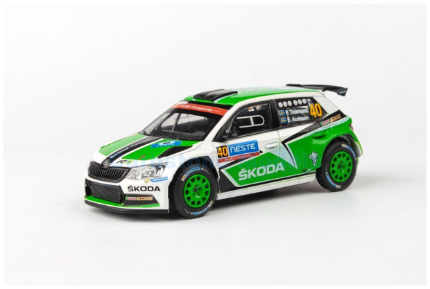 Product 1:43 | Abrex 143XAB-605TP | Skoda Fabia R5 WRC 2015 #40 - P.Tidemand - E.Axelsson