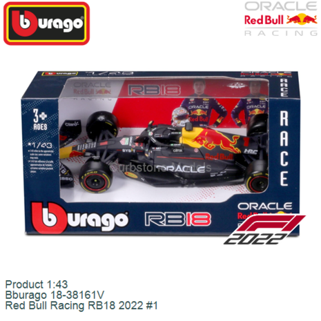 Product 1:43 | Bburago 18-38161V | Red Bull Racing RB18 2022 #1