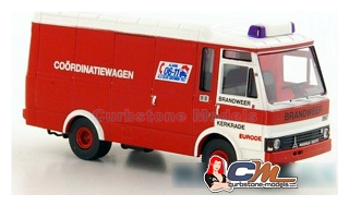 Product 1:87 | Brekina 34515 | Magirus 90 D 6 Box Wagon Rood / Wit