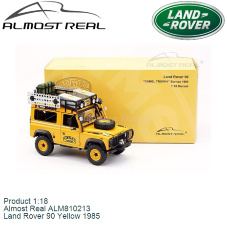 Product 1:18 | Almost Real ALM810213 | Land Rover 90 Yellow 1985