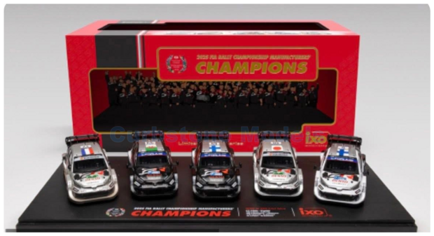 Product 1:43 | IXO-Models RAM1014SET5.22 | Toyota Gazoo Racing GR Yaris Rally1 2025