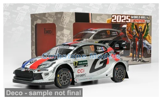 Product 1:18 | IXO-Models 18RMC265.22 | Toyota GR Yaris Rally2 2025 #20 - S.Ogier - V.Landais