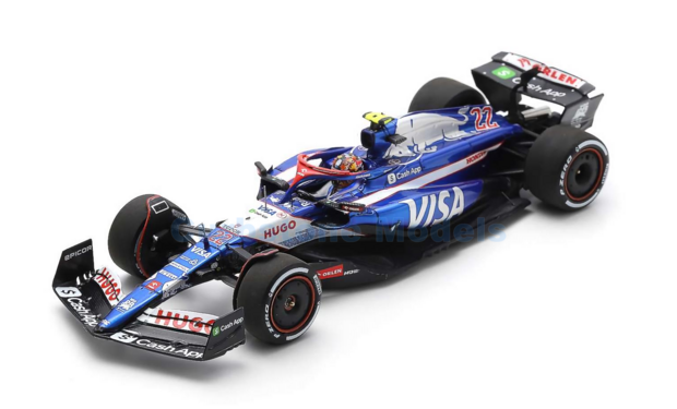 Product 1:43 | Spark S9522 | Racing Bulls VCARB 01 | Visa Cash App RB Formula One Team 2024 #22 - Y.Tsunoda