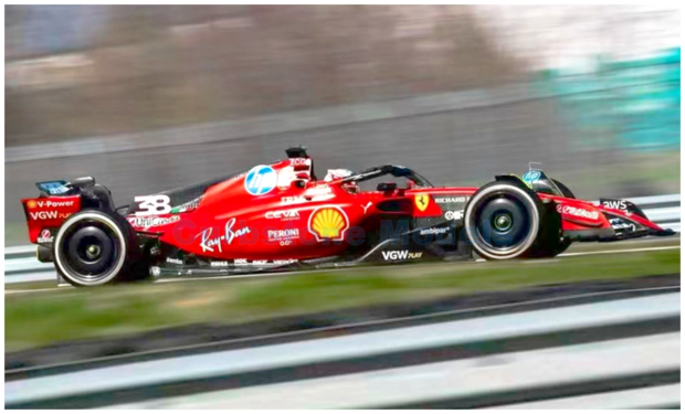 Product 1:18 | BBR Models BBR231T38 | Scuderia Ferrari SF-23 2025 #38 - Z.GuanYu