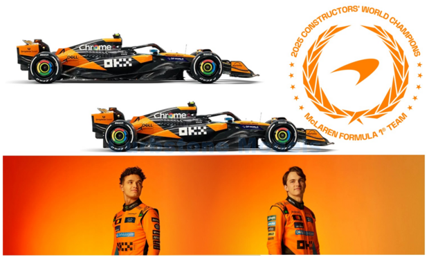 Product 1:43 | Spark S9590 | McLaren MCL39 Set 2025 #4 & #81 - O.Piastri - L.Norris