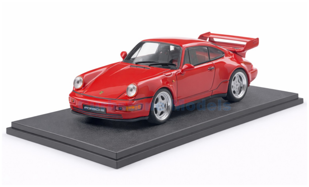 Product 1:43 | Solido S4316901 | Porsche 911 Carrera RS 3.8 (964) Red 1994