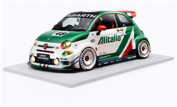Product 1:18 | Solido S1815402 | Abarth Fiat 595 LBWK Body Kit Rally Tributo 2025
