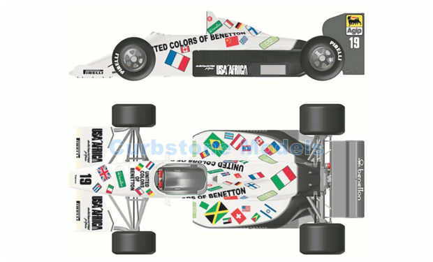Product 1:43 | Tameo TMK452 | Toleman TG185 Hart 1985 #19 - T.Fabi