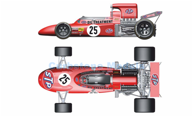Product 1:43 | Tameo TMK451 | March 711 Ford 1971 #25 - R.Peterson