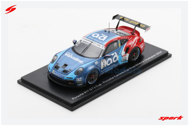 Product 1:43 | Spark S6298 | Porsche 911 GT3 Cup | Micke K&aring;gered Racing 2024 #2 - L.Sundahl