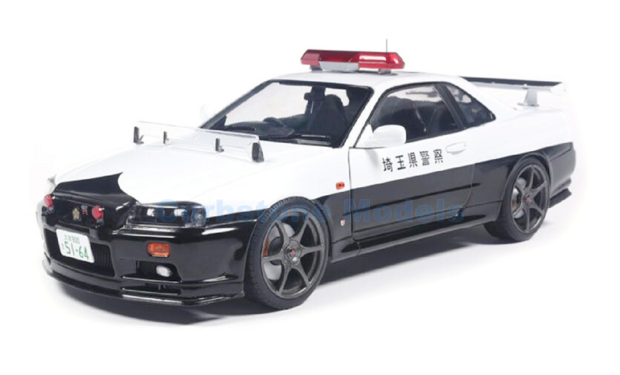 Product 1:18 | Solido SO1804317 | Nissan Skyline GT-R (R-34) Japanese Police 1999