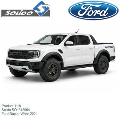 Product 1:18 | Solido SO1813904 | Ford Raptor White 2024