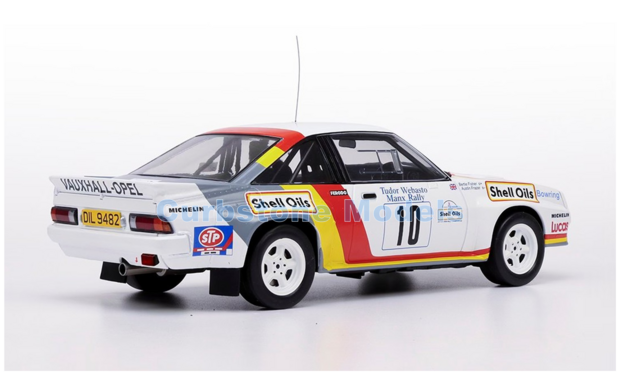 Product 1:18 | IXO-Models 18RMC260.22 | Opel Manta B 400 | GM Dealer Sport / Shell Oils 1985 #10 - B.Fisher - A.Frazer