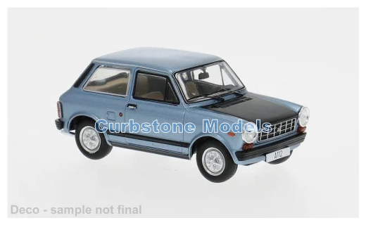 Product 1:43 | IXO-Models CLC641N.22 | Autobianchi A112 Abarth Bright Blue 1980
