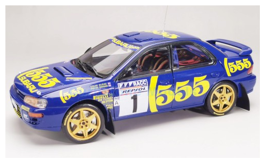 Product 1:18 | Sunstar 5516 | Subaru Impreza 555 555 1996 #1 - C.McRae - D.Ringer
