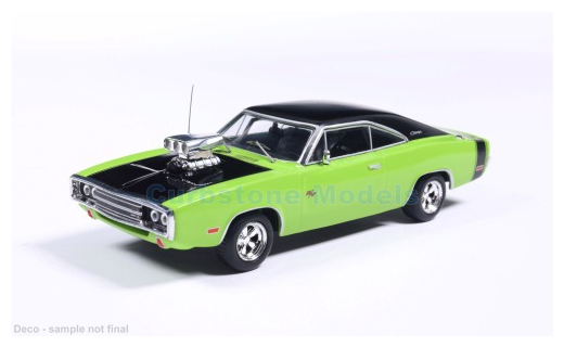Product 1:43 | IXO-Models CLC620N.22 | Dodge Charger R/T Bright Green and Black 1970