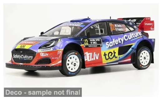 Product 1:18 | IXO-Models 18RMC240.22 | M-Sport Ford WRT Puma Rally1 2025 #22 - M.Sesks - F.Renars