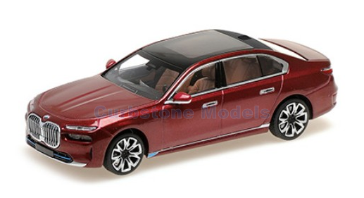 Product 1:43 | Minichamps 410024202 | BMW I7 Red Metallic 2023