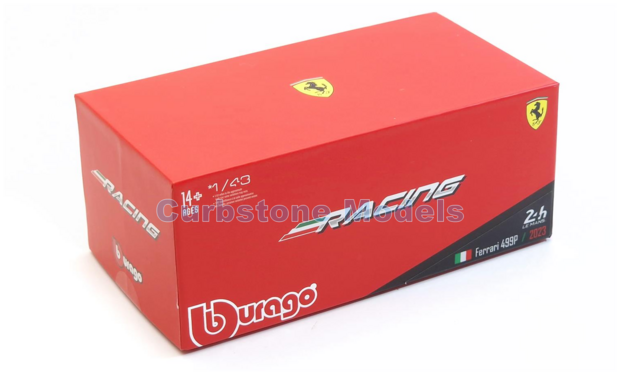 Product 1:43 | Bburago 18-36312 | Ferrari 499P Hypercar | AF-Corse 2023 #51 - J.Calado - A.Giovinazzi - A.Pier Guidi