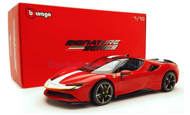 Product 1:18 | Bburago 18-16911R/BK | Ferrari SF90 Stradale Assetti Fiorano Red 2019