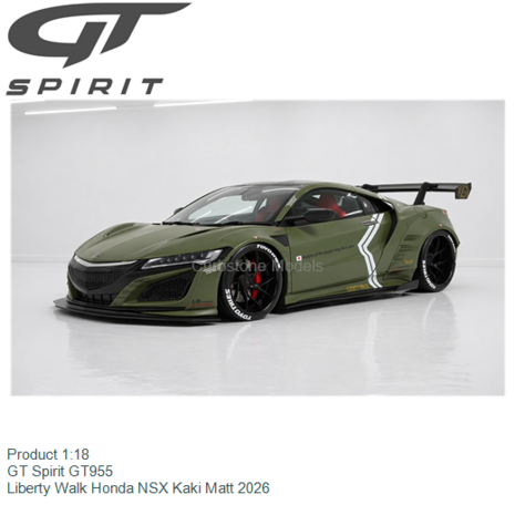 Product 1:18 | GT Spirit GT955 | Liberty Walk Honda NSX Kaki Matt 2026