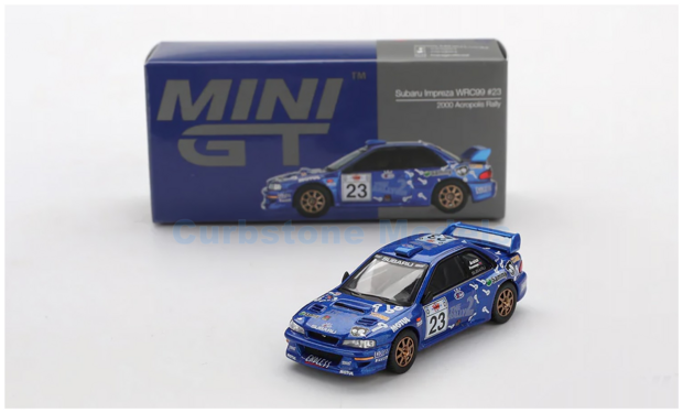 Product 1:64 | MiniGT MGT01078 | Spike Subaru Team Impreza WRC99 2000 #23