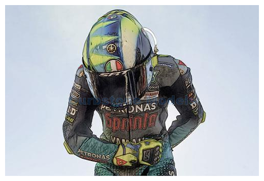 Product 1:8 | Minichamps 399210096 | AGV Helmet 2021 #46 - V.Rossi