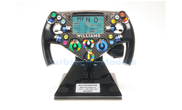Product 1:2 | Minichamps 247240223 | Williams Racing Steering Wheel FW46 2024 - A.Albon
