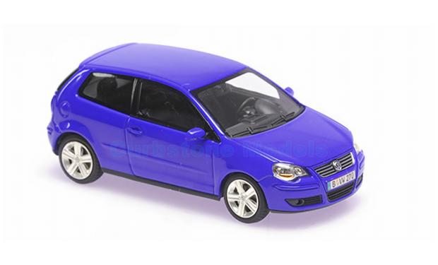 Product 1:43 | Minichamps 940054400 | Volkswagen Polo Mk.4 (9N3) Blue 2005