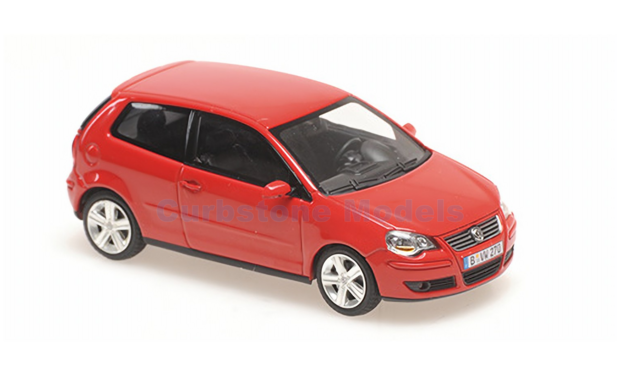 Product 1:43 | Minichamps 940054401 | Volkswagen Polo Mk.4 (9N3) Red 2005