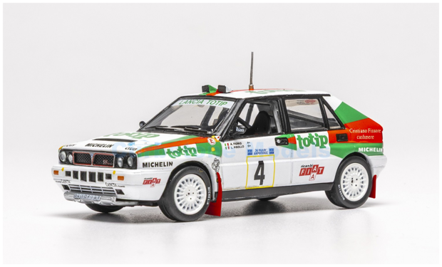 Product 1:43 | IXO-Models RAC454A.22 | Lancia Delta HF Integrale 16V | Jolly Club 1989 #4 - A.Fiorio - L.Pirollo