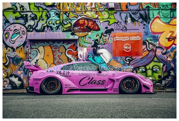 Product 1:18 | Solido SO1815601 | LB Performance Nissan GT-R (R35) Liberty Work Silhouette Body Kit Pink 2025