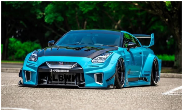 Product 1:18 | Solido SO1815602 | LB Performance Nissan GT-R (R35) Liberty Work Silhouette Body Kit Blue 2025