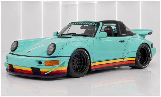 Product 1:18 | GT Spirit GT583 | RWB Porsche 911 Gundam Green 2024